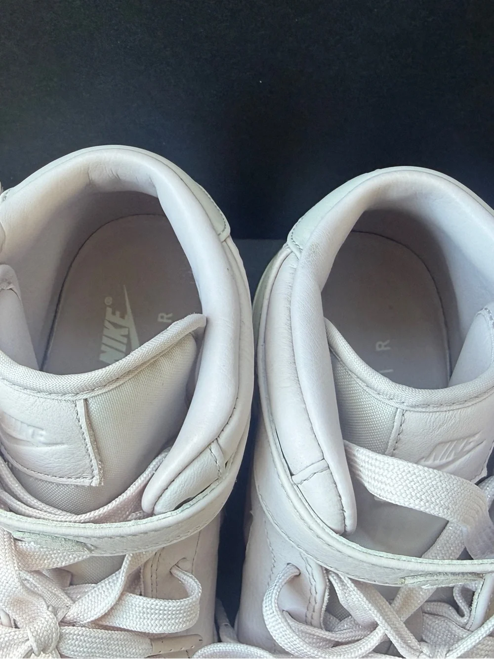 Nike Air Force 1 Mid Retro PRM Jewel Silt Pink Leather Sneakers Men's 10-NO BOX